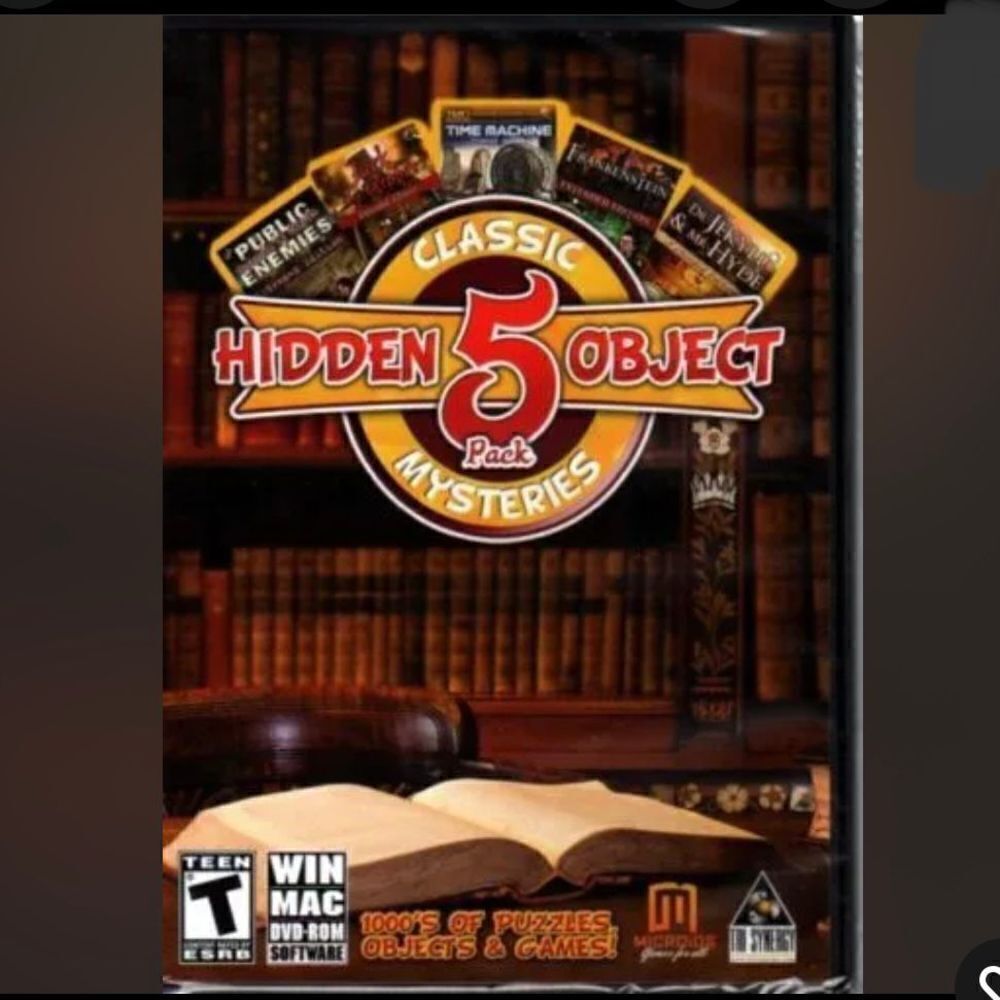 NWT Sealed Hidden Object 5 Pack: Classic Mysteries (PC/MAC, DVD, 2013) Win/Mac